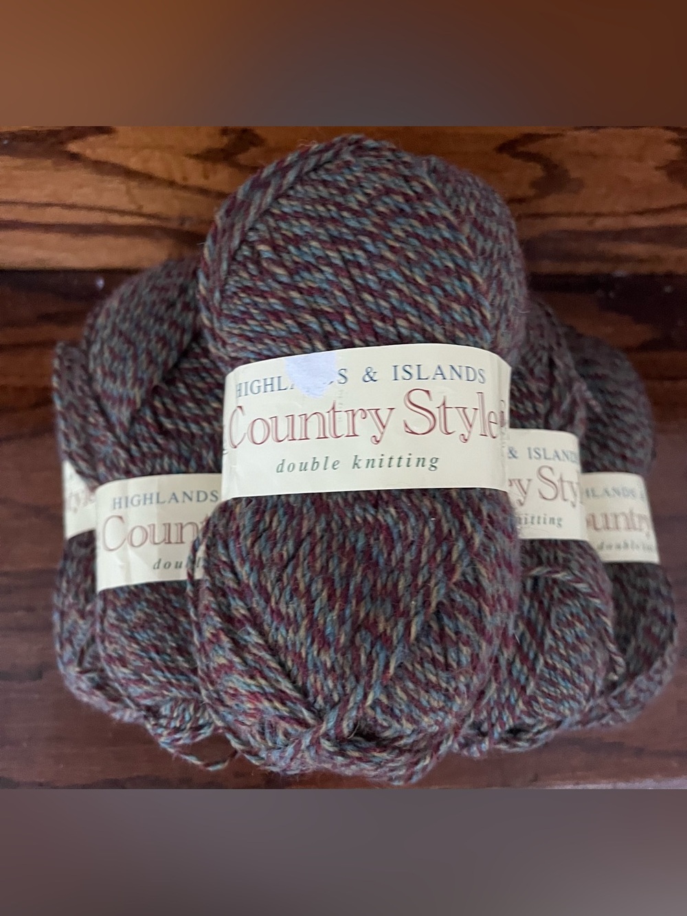 Sirdar Highlands & Islands Country Style DK Yarn Lot of 6 50g Marl Wool Blend